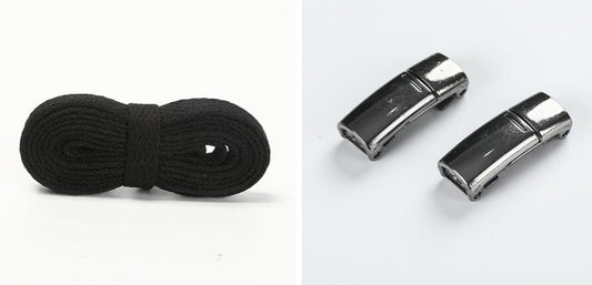 Magnetic No-Tie Lace Locks Snap On Sneaker Clips 2
