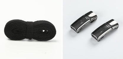 Magnetic No-Tie Lace Locks Snap On Sneaker Clips 2