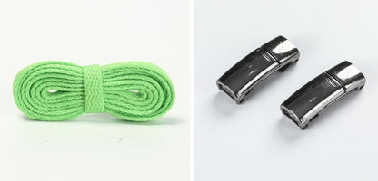 Magnetic No-Tie Lace Locks Snap On Sneaker Clips - Image 4